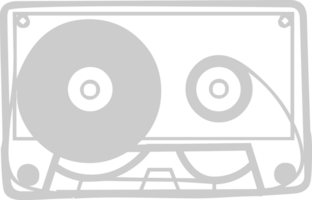 Music cassette vector