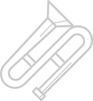 Music trumpet vector