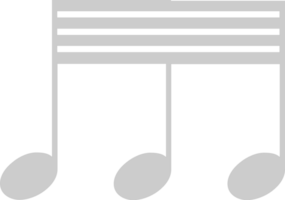 notas musicales vector