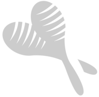 maracas de musica vector