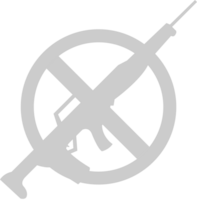 sin armas de fuego vector