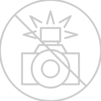No flash light vector