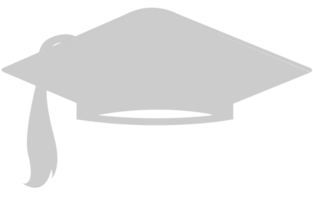 sombrero de graduacion vector