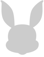 Rabbit head vector