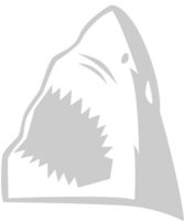 Shark head vector