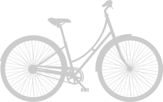 retro bike vector