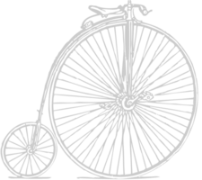 único bicicleta vector