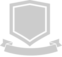 Shield banner vector