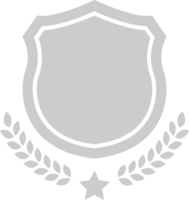 escudo corona de olivo vector