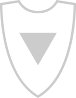 shield outline vector