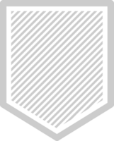 Shield diagonal vector