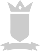 Shield crown  vector