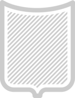 escudo diagonal vector