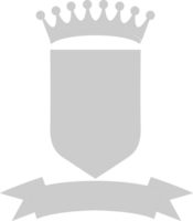 Shield crown  vector