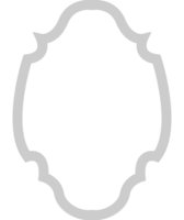 Shield outline vector