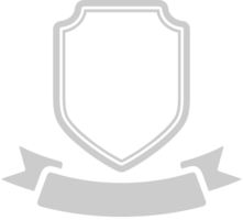 Shield banner vector