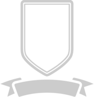 Shield banner vector