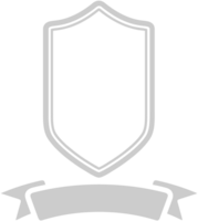 Shield banner vector