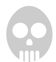 Skull cute vector