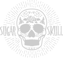 Sugar skull vector