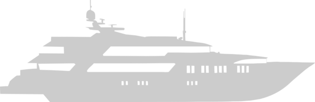 luxury boat vector