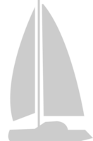 multihull sail boat vector
