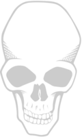 Skull alien vector