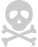 Skull danger vector