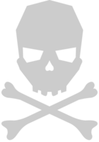 Skull danger vector