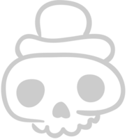 Skull hat vector