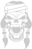 Skull indian vector