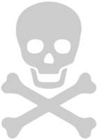 Skull danger vector