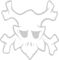 Skull logo vector