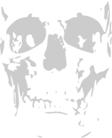 Skull grunge vector