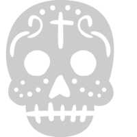 Skull day of the dead vector