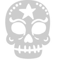 Skull day of the dead vector