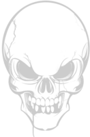 vampiro calavera vector