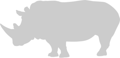animal causas rinoceronte vector