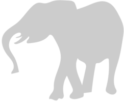 animal causas elefante vector