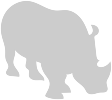 animal causas rinoceronte vector