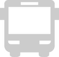 bus front view vector