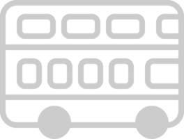 double deck bus vector