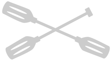 canoe paddle vector