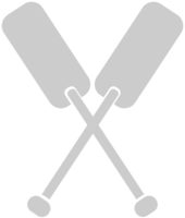 canoe paddle vector