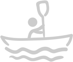 kanoe sport vector