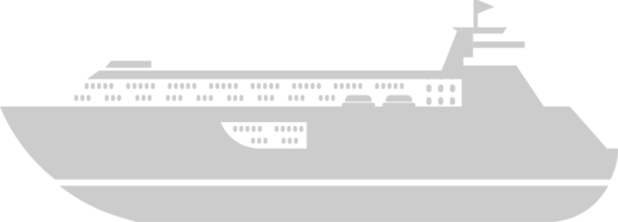 cruise ship vector