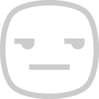Smiley face stare vector