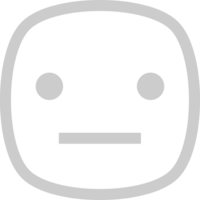 Smiley face confused vector