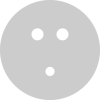 Smiley face gasp vector