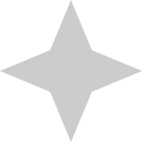 estrella de cuatro puntos vector